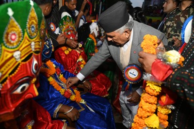 आकाश भैरवको १२ वर्षे जात्रा, राष्ट्रपतिले गरे शुभारम्भ [तस्बिरसहित] 